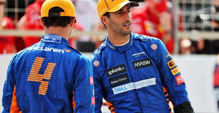 Coulthard verwacht lastig jaar voor Norris: 'Ricciardo is meedogenloos op de baan'