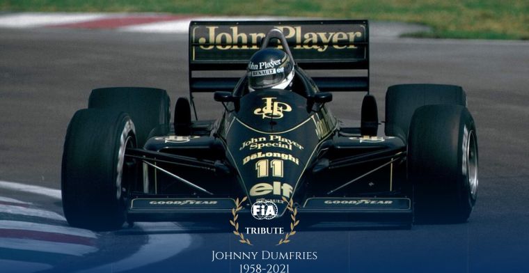 Voormalig Formule 1-coureur en Le Mans-winnaar Johnny Dumfries overleden