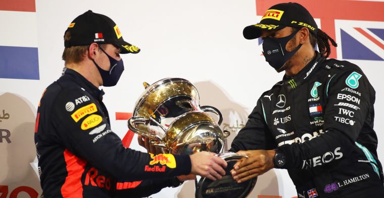 Hamilton verwacht Verstappen naast zich: Je kunt ervaan uitgaan dat ze er staan