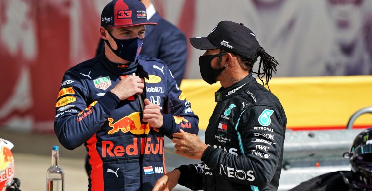 Brundle waarschuwt Verstappen: 'Hamilton maakt zelden een fout'