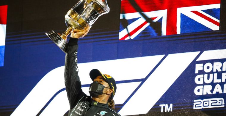 Overwinning Hamilton in Bahrein is 300e overwinning voor een Brit in de F1