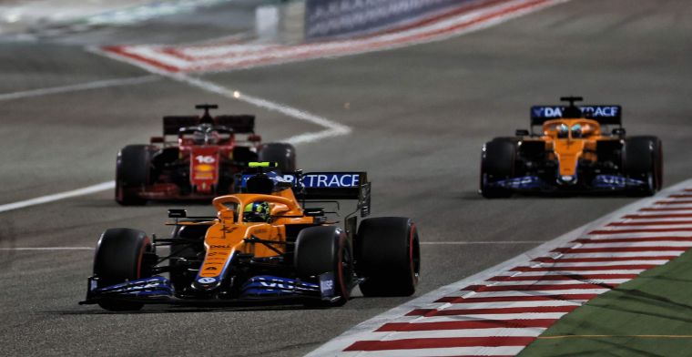 McLaren dicht het gat op Red Bull Racing: 'We stonden voor Perez'