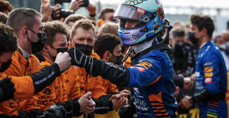 Ricciardo beleefde frustrerende race in Italië: 'Ik had het echt moeilijk' 