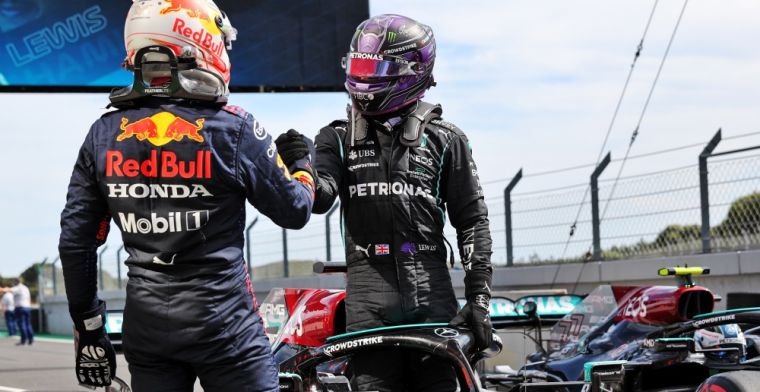Albers ziet grote verschil Hamilton en Verstappen: ‘Daar pakt Hamilton zijn winst'