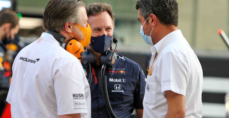 McLaren baalt van standpunt Red Bull: 'Dat doet heel vaak wenkbrauwen fronsen'