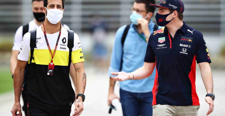 Ricciardo schakelt na afwijzing Hamilton door naar Verstappen voor bokswedstrijd