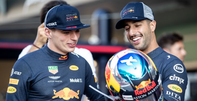 Ricciardo blikt terug op tijd met Verstappen: 'Toen wist ik dat hij snel zou zijn'