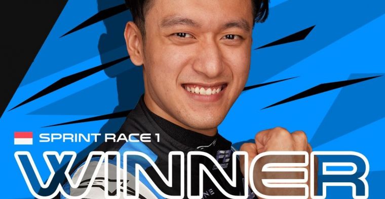 Zhou wint eerste F2-sprintrace in Monaco; Verschoor dertiende