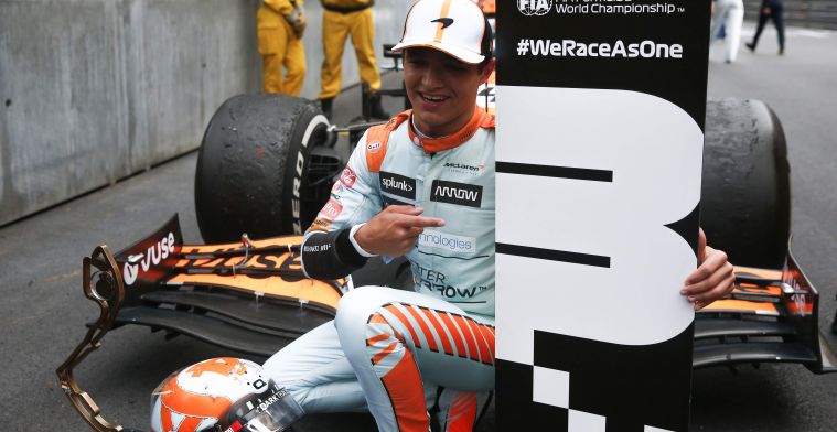 Norris legt de lat hoog na contractverlenging: ‘Wil een titel met McLaren’