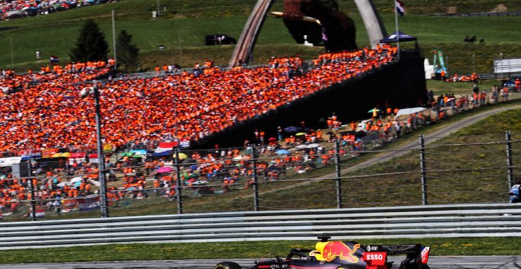 Volle tribunes tijdens de Grand Prix van Oostenrijk: Red Bull Ring volledig gevuld