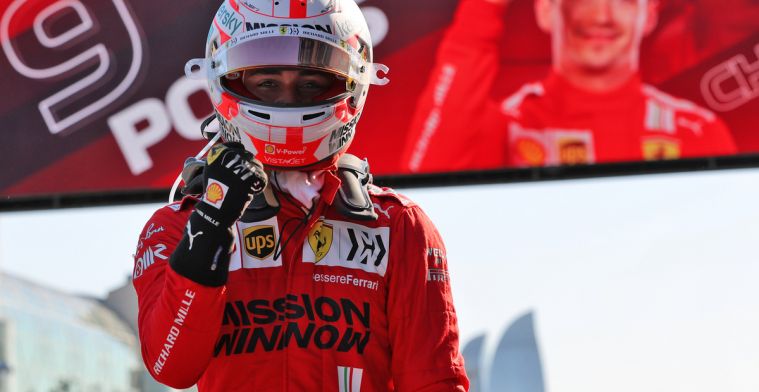 Volledige uitslag kwalificatie GP Baku: Leclerc opnieuw aan kop, Verstappen op P3