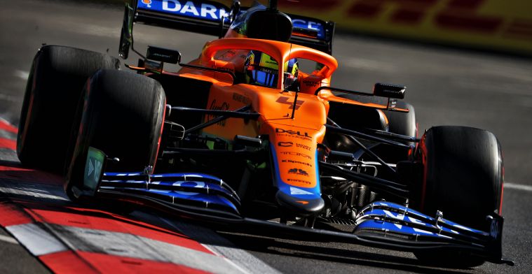 Norris dankbaar dat het McLaren's kant op ging: 'Het was behoorlijk heftig'