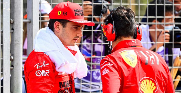 Leclerc geniet ondanks mislopen podium: 'Ben extreem blij voor hem'
