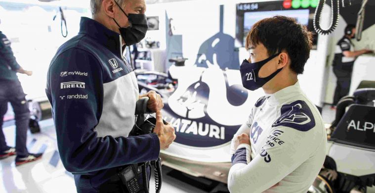 Teambaas AlphaTauri: 'Tsunoda ging zo snel dat ik vreesde voor een crash'