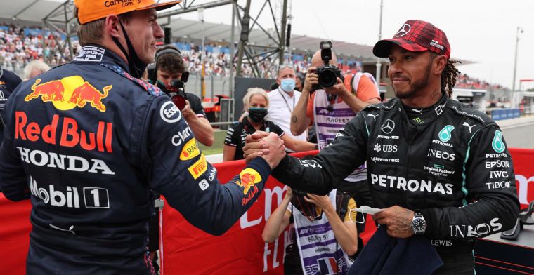 Definitieve startgrid GP Frankrijk: Verstappen en Hamilton vechten om de leiding