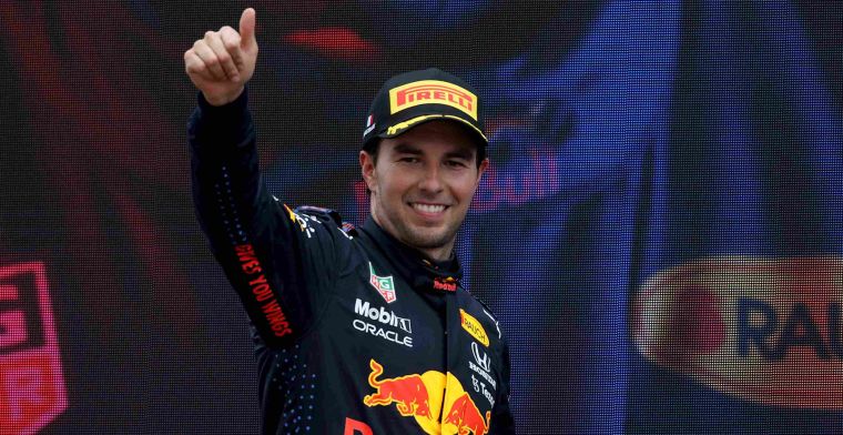 Perez dankt Red Bull: Team heeft goed werk geleverd