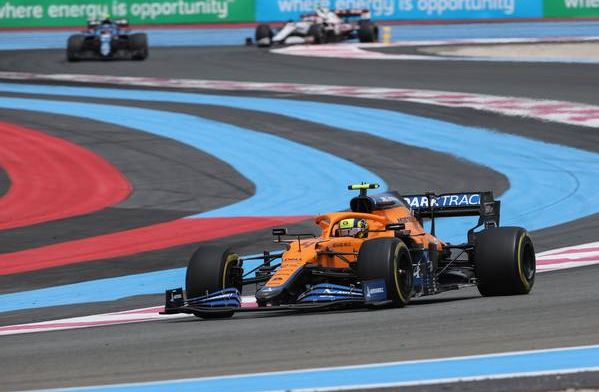 Norris: 'McLaren presteerde tijdens GP Frankrijk beter dan mogelijk was'