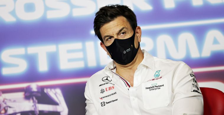 Wolff vreest: 'Red Bull gaat de motor nog opschroeven'
