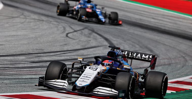 Alonso's 'ervaring en snelheid' maakten het moeilijk volgens Russell