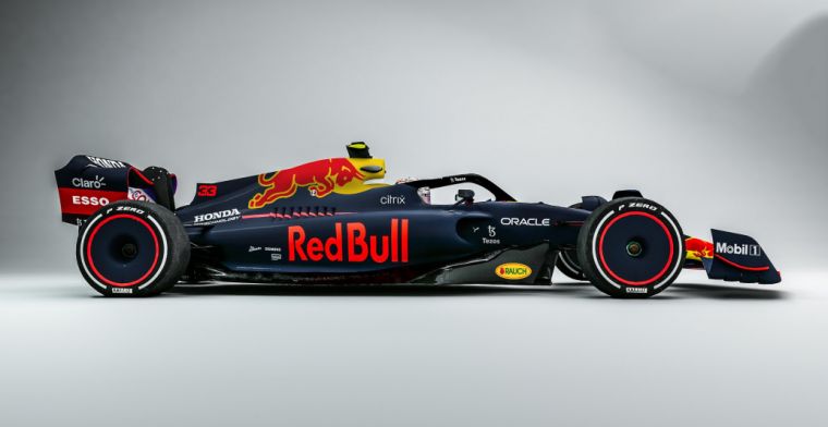 De 2022 auto met Red Bull livery: zo zou de auto van Verstappen eruit kunnen zien