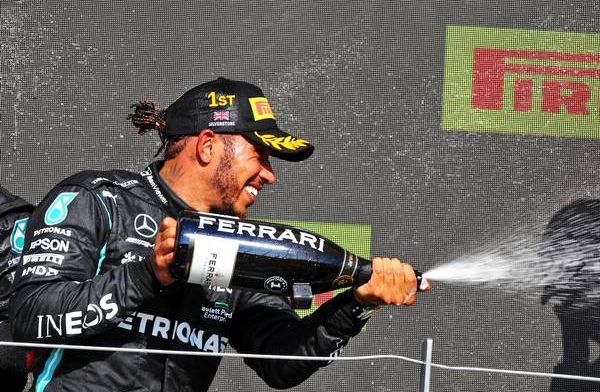 Hamilton boekt 100ste overwinning in zijn carrière in de F1
