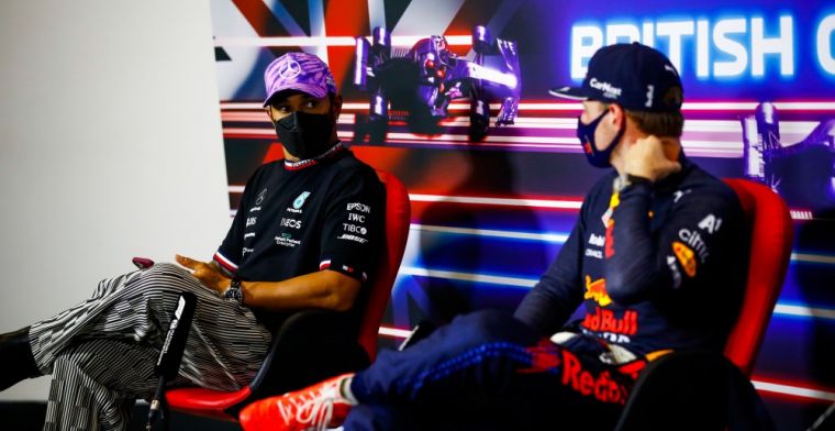 FIA durft Verstappen en Hamilton niet naast elkaar te zetten