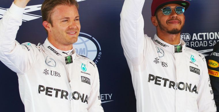 Rosberg hoopt op persconferentie met Hamilton en Verstappen