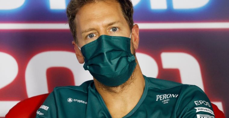 Vettel oneens met Verstappen: 'Was de zwaarste straf die ze konden geven'