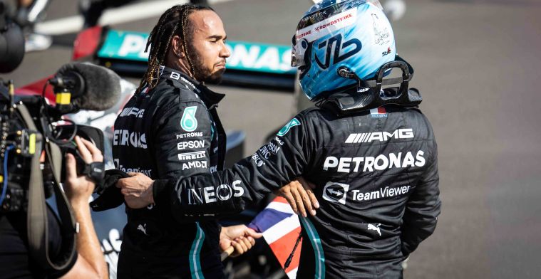Hamilton ontkent Verstappen opgehouden te hebben en sneert naar Grosjean