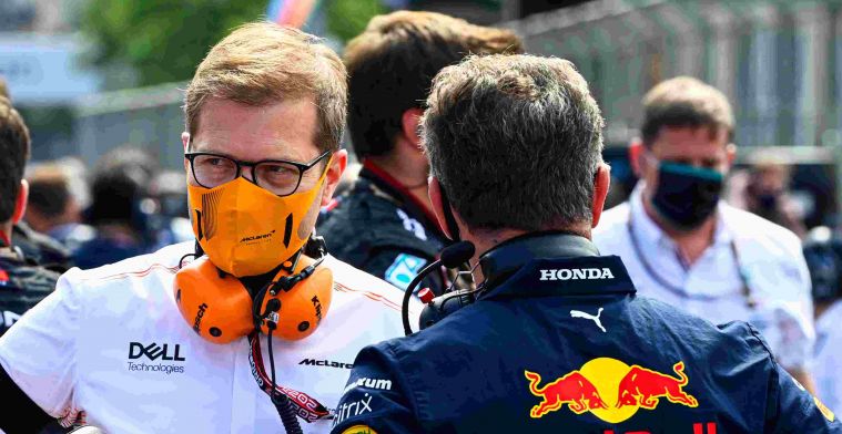McLaren niet eens met Red Bull: 'Ga zeker niet de kant van Horner op'
