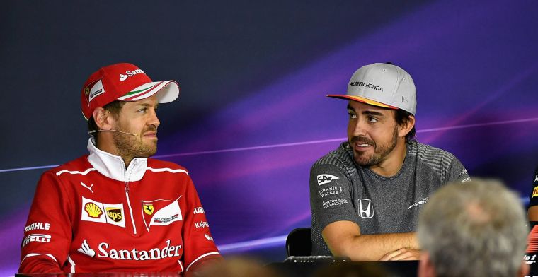 Vettel: Alonso deed iets waarvan ik dacht dat het onmogelijk was