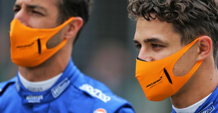 Ricciardo ontvluchtte Verstappen, maar komt met Norris ook in de problemen