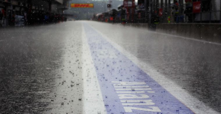 Komend weekend veel regen verwacht voor de Grand Prix van België