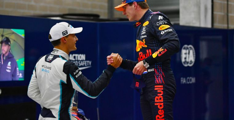 Russell krijgt steun van Verstappen: 'Hij kan het Hamilton lastig gaan maken'