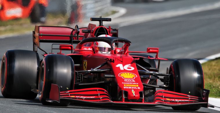 Charles Leclerc leidt FP2 en Lewis Hamilton veroorzaakt rode vlag op Zandvoort