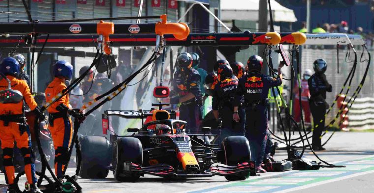 Red Bull ook in de pitstraat afgetroefd door McLaren