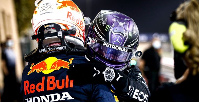 Hamilton: ‘Ik heb na de crash in Monza niets van Verstappen gehoord’
