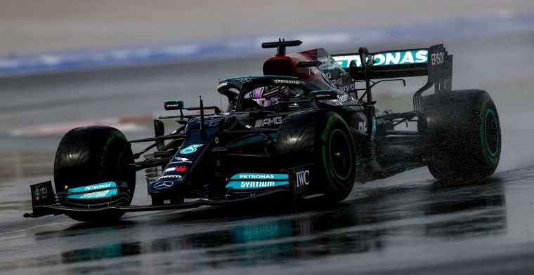 Mercedes krijgt gelijk: 'Dan was Hamilton nog verder teruggevallen'