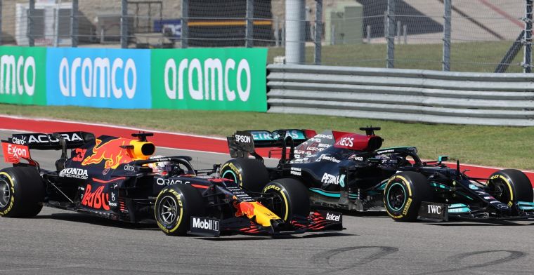 Hamilton gaf alles tegen Verstappen: 'Het was uiteindelijk niet genoeg'