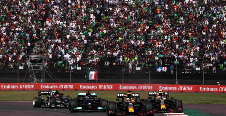 Volledige uitslag GP Mexico 2021 | Verstappen wint met ruime voorsprong