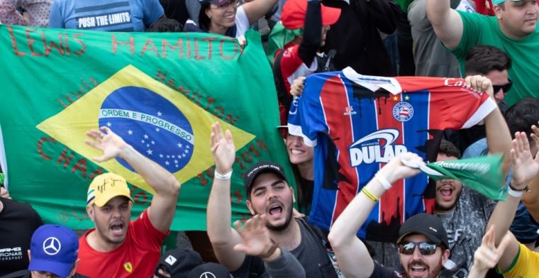 Tijdschema GP van Brazilië: Met het bord op schoot de race kijken