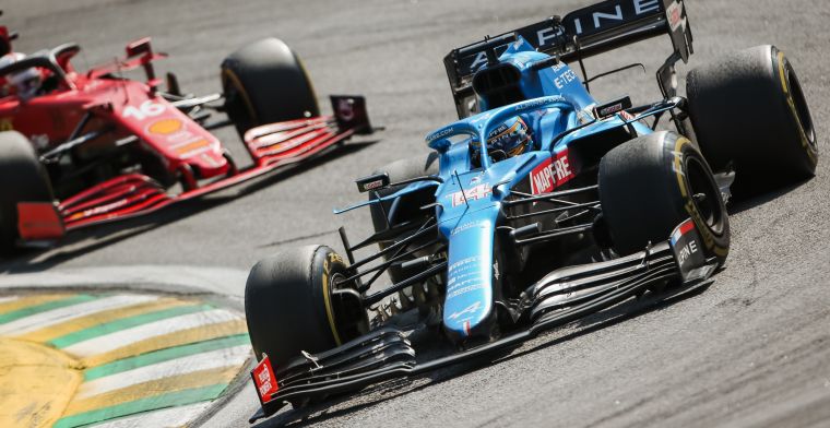 Alonso: 'AlphaTauri sneller dan McLaren en Ferrari'