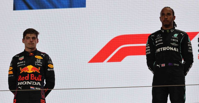 Hamilton en Verstappen hielden emoties in bedwang: 'Intense spanning'