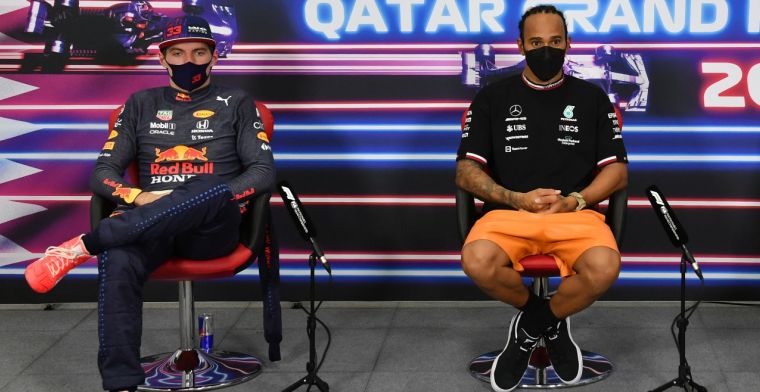 Hamilton adviseert Verstappen: 'Vooral schijnwerpers en druk van de sport'
