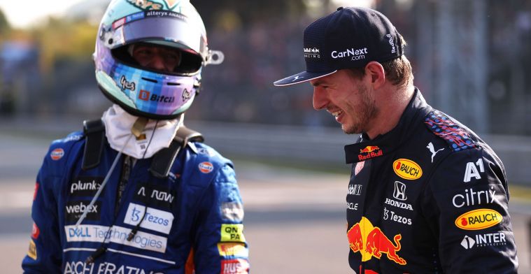 Ricciardo over 'agressieve' Verstappen: 'Heb ik altijd gerespecteerd'