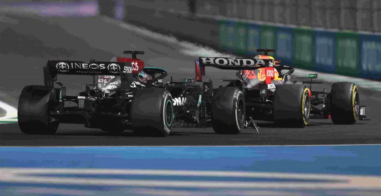 Red Bull bevestigt: geen protest tegen het langzaam rijden van Hamilton