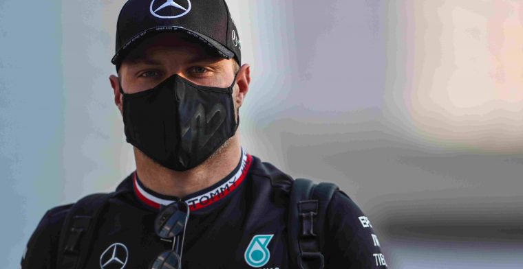 Weer problemen met Mercedes-motor: Bottas reed met oude krachtbron