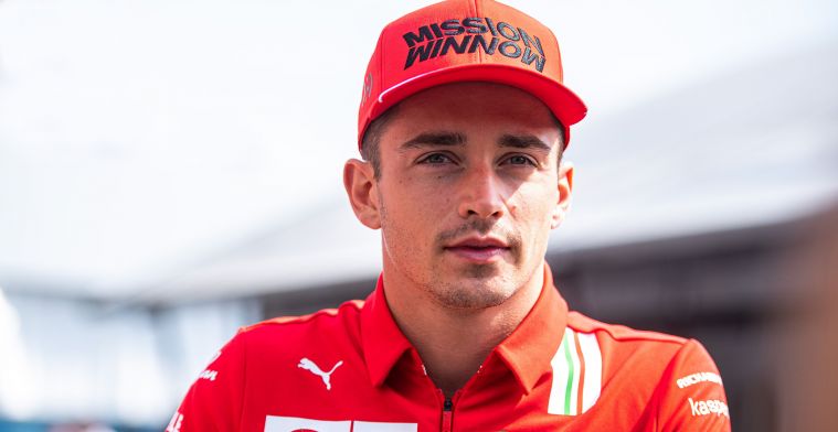 'Leclerc heeft ontbindingsclausule laten opnemen in contract bij Ferrari'
