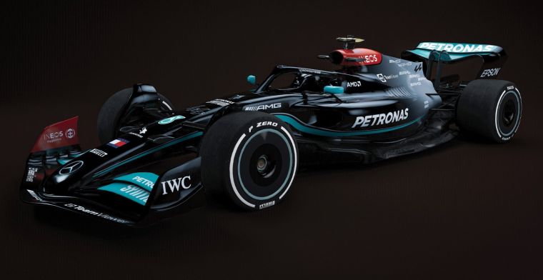 Toch geen zilverpijlen? Mercedes toont concept-bolide voor F1-seizoen 2022