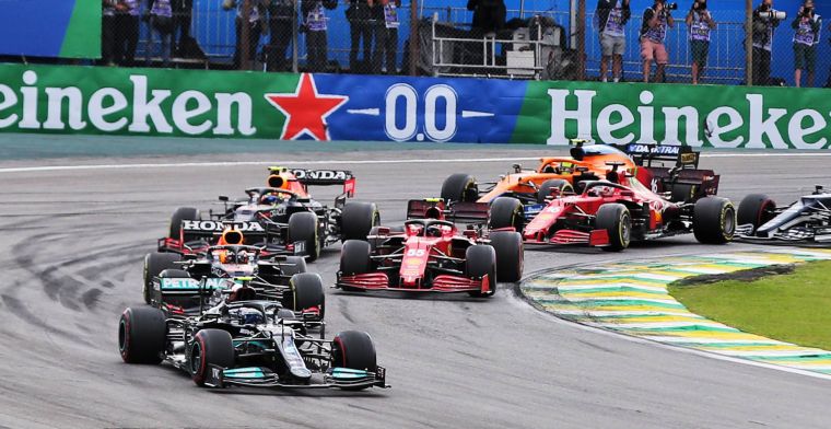 'Maximaal drie sprintraces in 2022 door Ferrari, Red Bull en Mercedes'